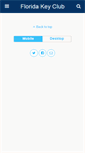 Mobile Screenshot of floridakeyclub.org